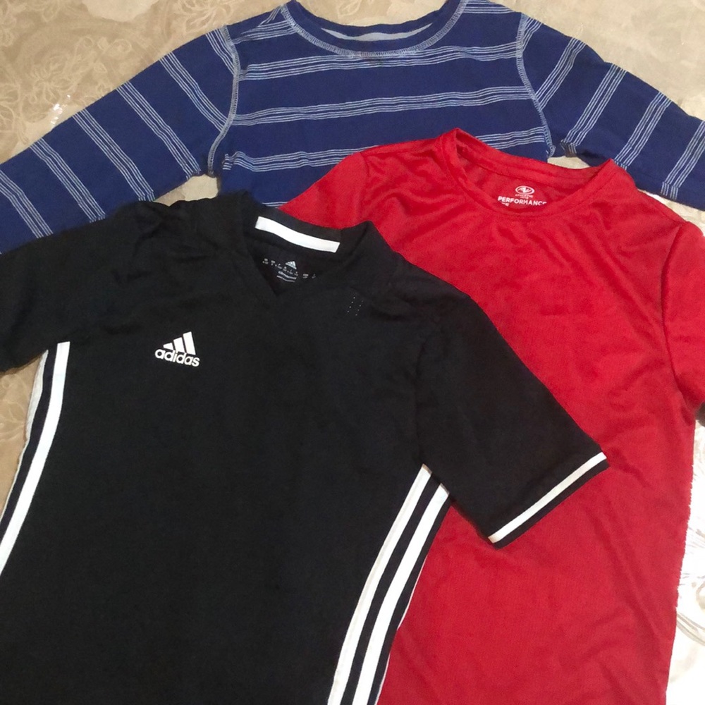 Bundle of three boys shirts